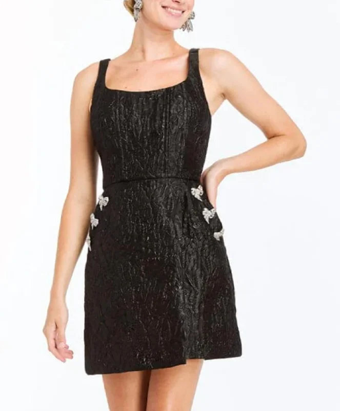 Get noticed with eye-catching women’s fashion   Women's Chianti Mini Dress In Black