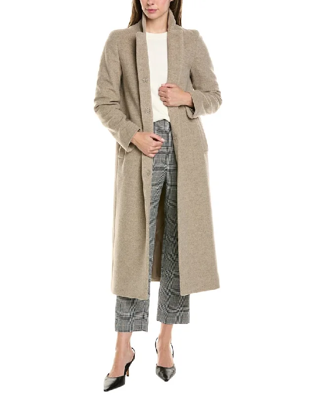 Stylish clothing designed to flatter every woman   Cinzia Rocca Icons Wool & Cashmere-Blend Coat