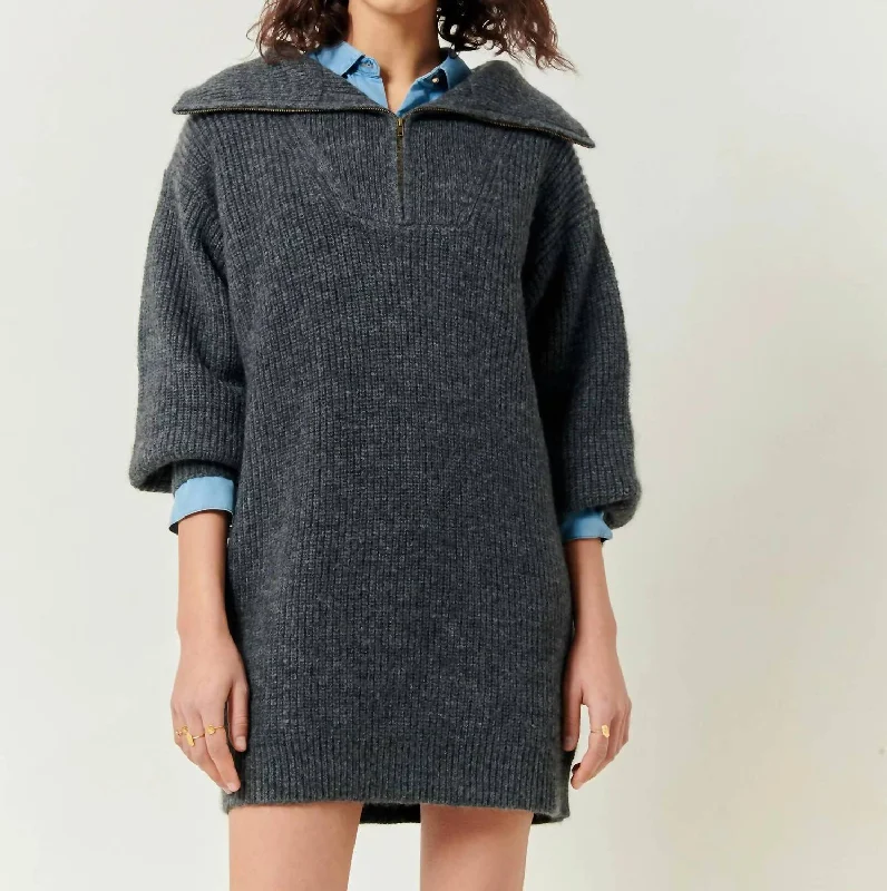 Fashionable women’s clothing that makes you shine   Eireann Robe Pull Sweater Dress In Graffit