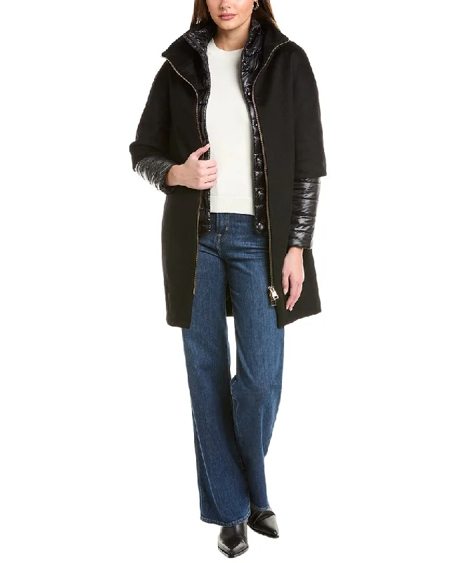 Versatile outfits to transition from day to night   Herno Wool Coat